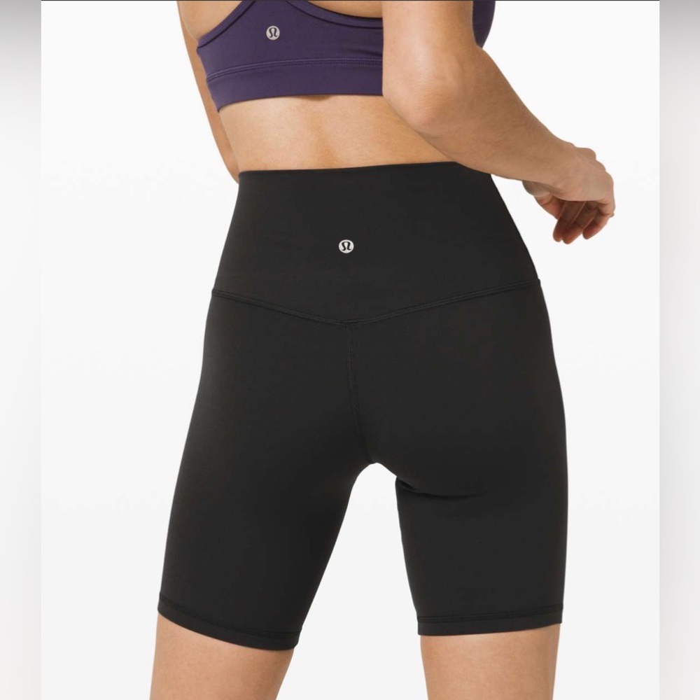 🆕 LULULEMON Wunder Train High-Rise Shorts 8" Black NWT Size 4 - Picture 5 of 14